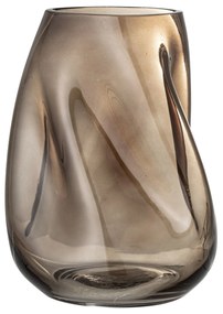 Bloomingville Sklenená váza Brown Glass 26 cm