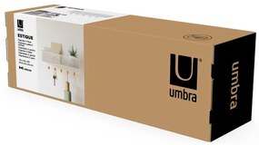 Nástenný kovový vešiak na kľúče Estique – Umbra