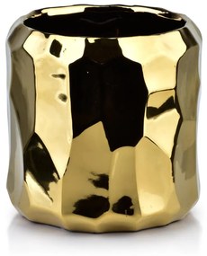 Keramický kvetináč BABETTE 13 cm zlatý