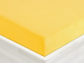 Froté napínacie prestieradlo FR-003 Žlté 90 x 200 - výška 20 cm