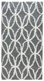 Koberec Shaggy Sonic 0.8/1.5 Psr-22852 sivý