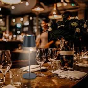 Briloner 7559015-LED RGB stolná lampa COLORIS 3,5W/5V IP44 2000mAh Wi-Fi Tuya