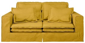 Žltá pohovka 196 cm Nora – Ropez