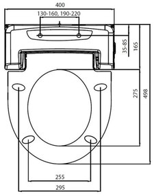 Sapho, BLOOMING elektronický bidet s dialkovým ovládaním, NB-R770D