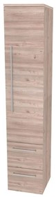 Mereo Bino, kúpeľňová skrinka vysoká 163 cm, pravá, Multidecor, Dub Nelson, MER-CN698DNLS