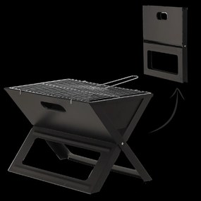 BBQ Meeting SKLADACÍ TURISTICKÝ GRIL 44 x 28,5 x 36 CM *4858