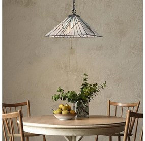 Elstead TF-ALDERLEY-P - Závesný luster Tiffany ALDERLEY 1xE27/60W/230V