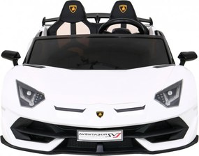 Ramiz Lamborghini SVJ DRIFT pre 2 deti Biela + funkcia Drift + diaľkové ovládanie