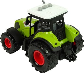 LEAN Toys Sada troch traktorov s prívesmi a postrekovačom, farma
