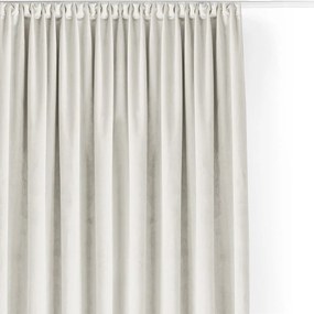 Krémový zamatový dimout záves 265x250 cm Velto – Filumi