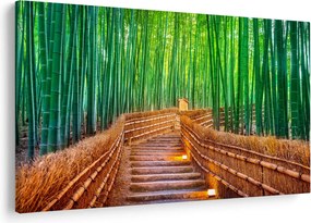 Obraz - Japonský bambusový les (90x60 cm)