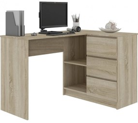 Počítačový stôl B16 pravá dub sonoma