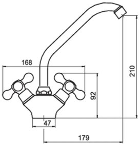 FERRO - Drezová batéria ANTICA bronz