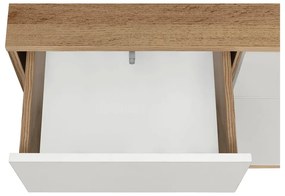 Kredenc v dekore duba v bielo-prírodnej farbe 84x165 cm Skandi – Støraa