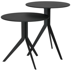 Kovový okrúhly odkladací stolík ø 38 cm Daley – Spinder Design