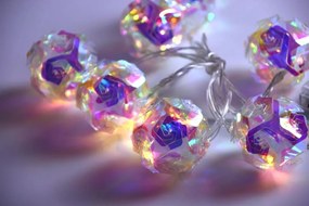 Dekoratívne osvetlenie Blossom Magic 10 LED, teplá biela, ča