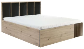 Manželská posteľ 160 cm Claudi 16 (s roštom) (dub artisan). Akcia -20%. Vlastná spoľahlivá doprava až k Vám domov. 1055499