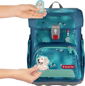 Školská aktovka Step by Step CLOUD, Dog Basty - 5-dielna súprava