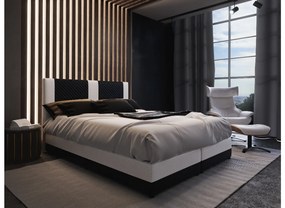 Čalúnená posteľ PIERROT + topper, 160x200, D8/D511