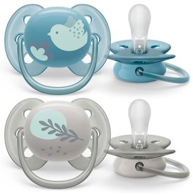 Dojčenský cumlík Ultrasoft Premium Avent zvieratá 6-18 miesacov 2 ks chlapec, vel. 6-18 m