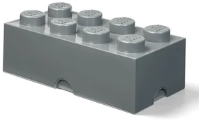 Detský tmavosivý úložný box LEGO® Rectangle