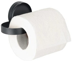 Čierny držiak na toaletný papier Wenko Static-Loc® Pavia