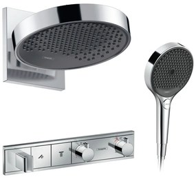 Hansgrohe Rainfinity SET - Sprchový systém pod omietku, komplet, chróm