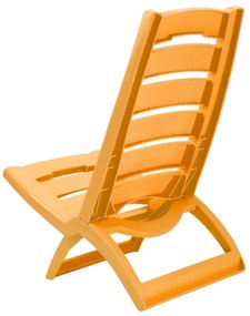 Plážové křeslo Tirreno žluté