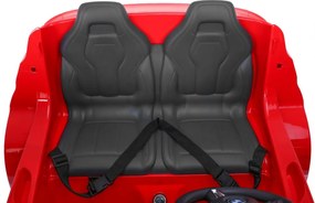 Ramiz BMW X6M XXL pre 2 deti Červené SUV + Pilot + Eco koža