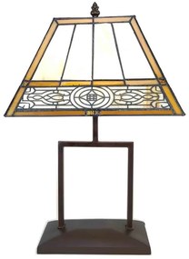 Nočná lampa Tiffany 28*20*46 vitráž AFRIKA
