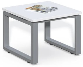 Konferenčný stolík Houseland Prime Coffee 01 60 cm biely