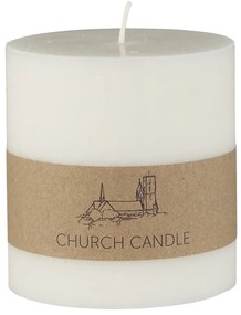Ib Laursen Sviečka Church Rustic White 10 cm