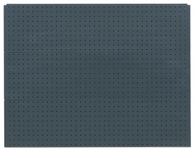 Predajný regál jednostranný, perfo steny, 1600 x 1000 x 450 mm, prídavný, antracit