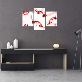 Obraz srdca z dymu (90x60 cm)