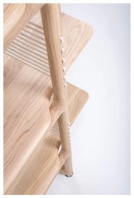 Knižnica z masívneho dubového dreva Gazzda Muse, výška 216 cm