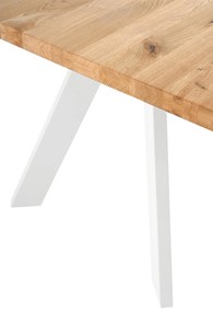 Stôl lunac 140 x 90 cm biely MUZZA
