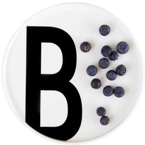 DESIGN LETTERS Porcelánový tanier Letters 20 cm W