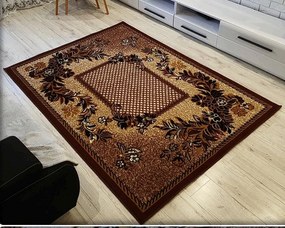 HU Hnedý klasický koberec Shiraz Bcf Mriezka Rozmer: 300x500 cm