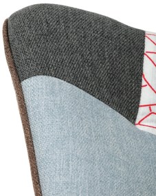 Hojdacie kreslo PW2, patchwork