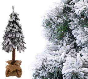 Foxigy Vianočný stromček na pníku Smrek horský 150cm Snowy