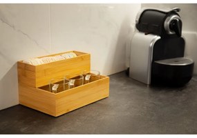 Bambusový box Compactor, 22,5 × 15 × 6,35 cm