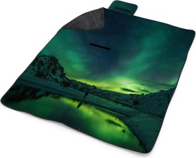 Sablio Plážová deka Zelená žiara: 200x140 cm