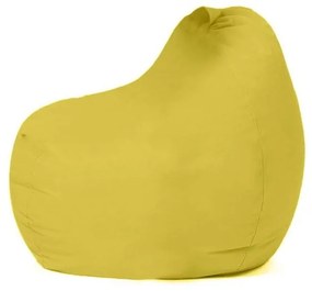 Žltý detský sedací vak Premium – Floriane Garden