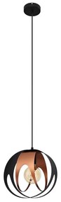 Luster na lanku MOONLIGHT 1xE27/15W/230V čierna/medená