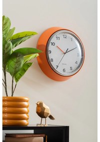 Karlsson 6006OR designové nástenné hodiny oranžová, pr. 34 cm