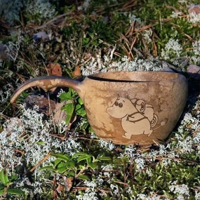 Hrnček kuksa Kupilka Moomin 0,21l, hnedý