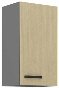 Kuchynská skrinka SCANDI jedľa/antracitová 40g-72 1f