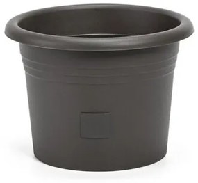 Plastia Samozavlažovací kvetináč Narza pr. 50cm, antracit, pr. 50 cm