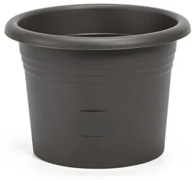 Plastia Samozavlažovací kvetináč Narza pr. 50cm, antracit, pr. 50 cm