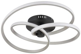 Globo 67183-40N - LED Prisadený luster GLYXAR LED/40W/230V chróm/čierna